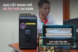 Combo Văn Phòng Silicon: Máy Hủy & Máy Đếm Tiền Thông Minh