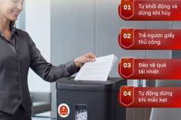 SME Cũng Cần Bảo Mật: Giải Pháp Với Máy Hủy Tài Liệu Silicon PS-1012C