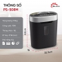Máy hủy tài liệu Silicon PS-508M