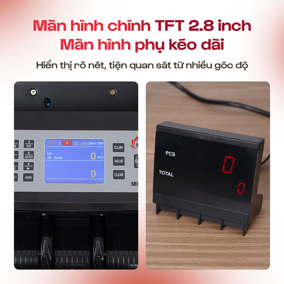 Máy Đếm Tiền Silicon MC-2400
