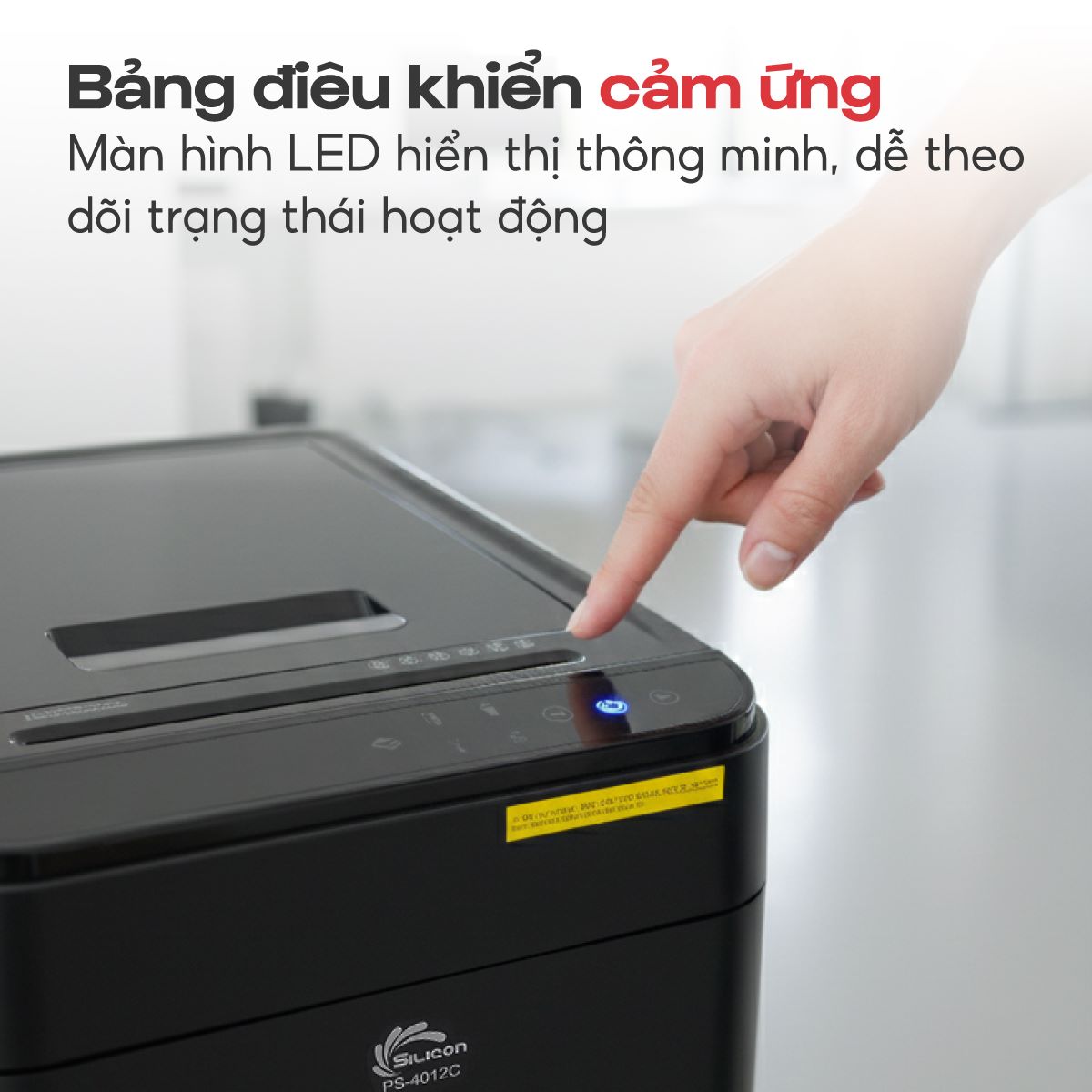 Máy hủy tài liệu Silicon PS-4012C