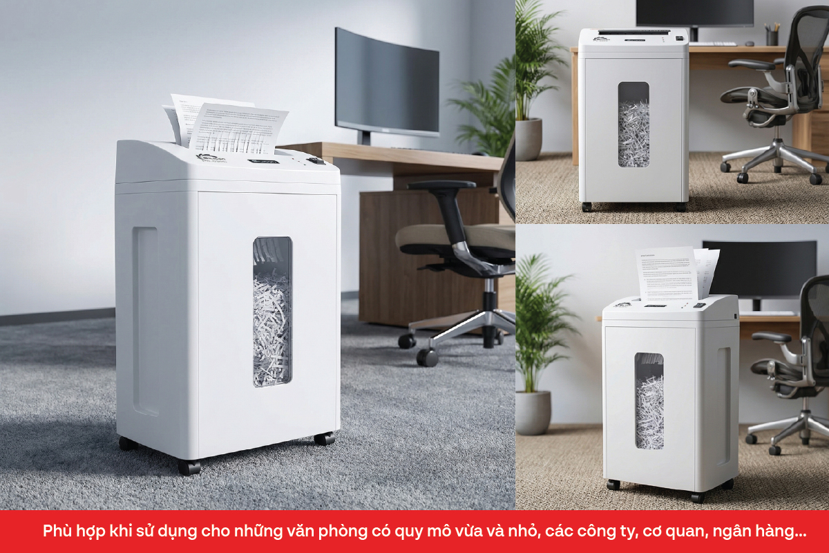 Máy hủy tài liệu Silicon PS-630C
