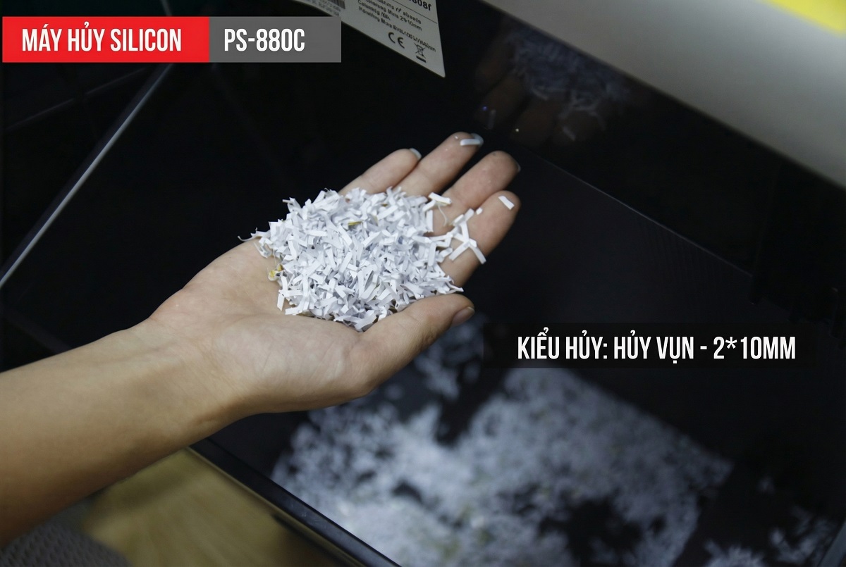 Máy hủy tài liệu Silicon PS-880C