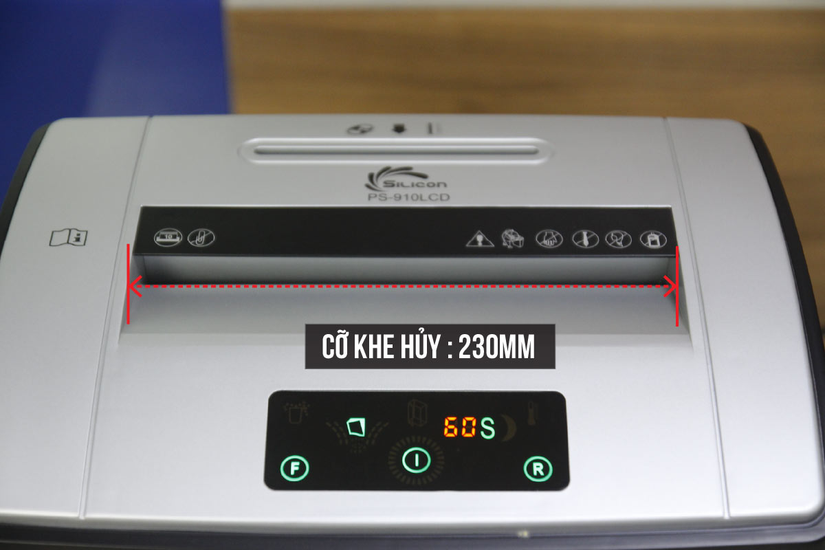 Máy hủy tài liệu Silicon PS-910LCD