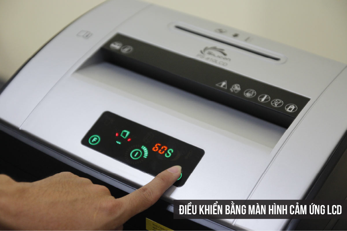 Máy hủy tài liệu Silicon PS-910LCD