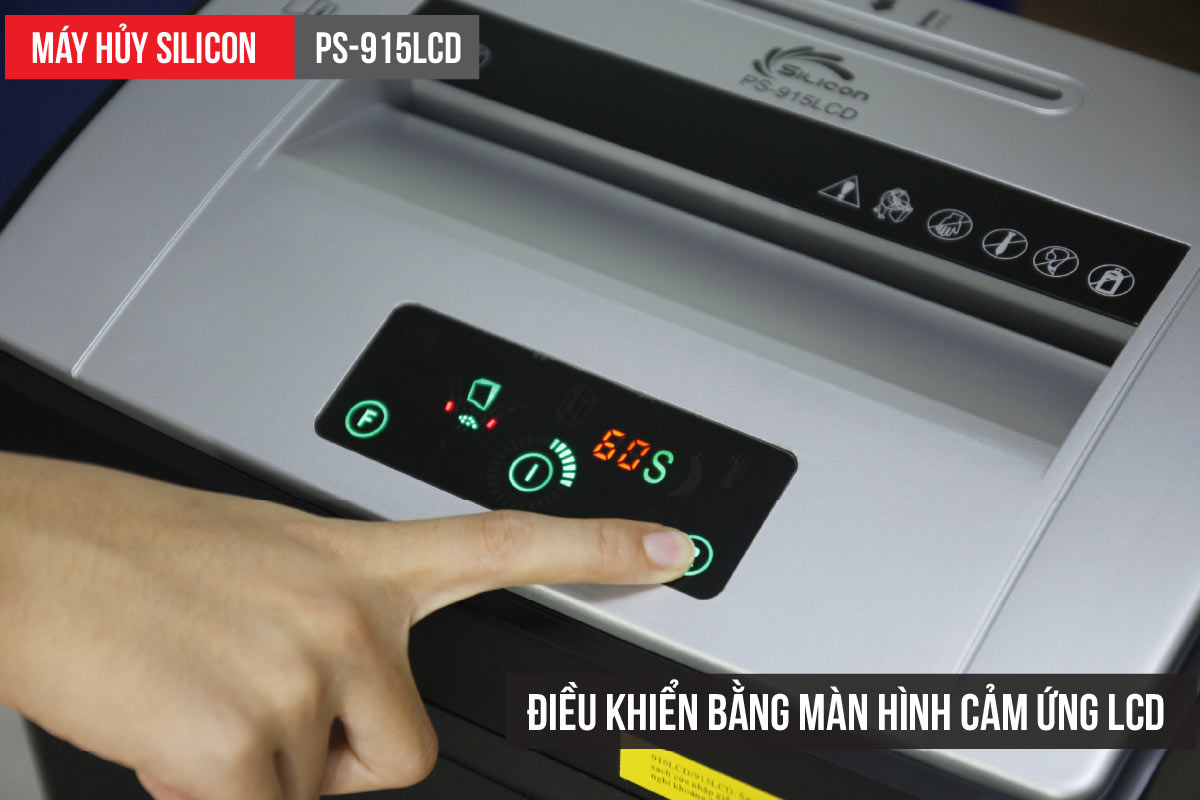 Máy hủy tài liệu Silicon PS-915LCD